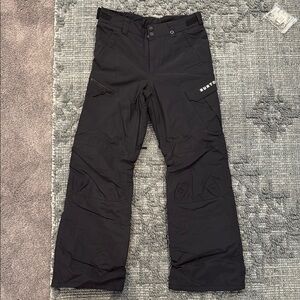 Burton Black Cargo Pants for Winter Sports
